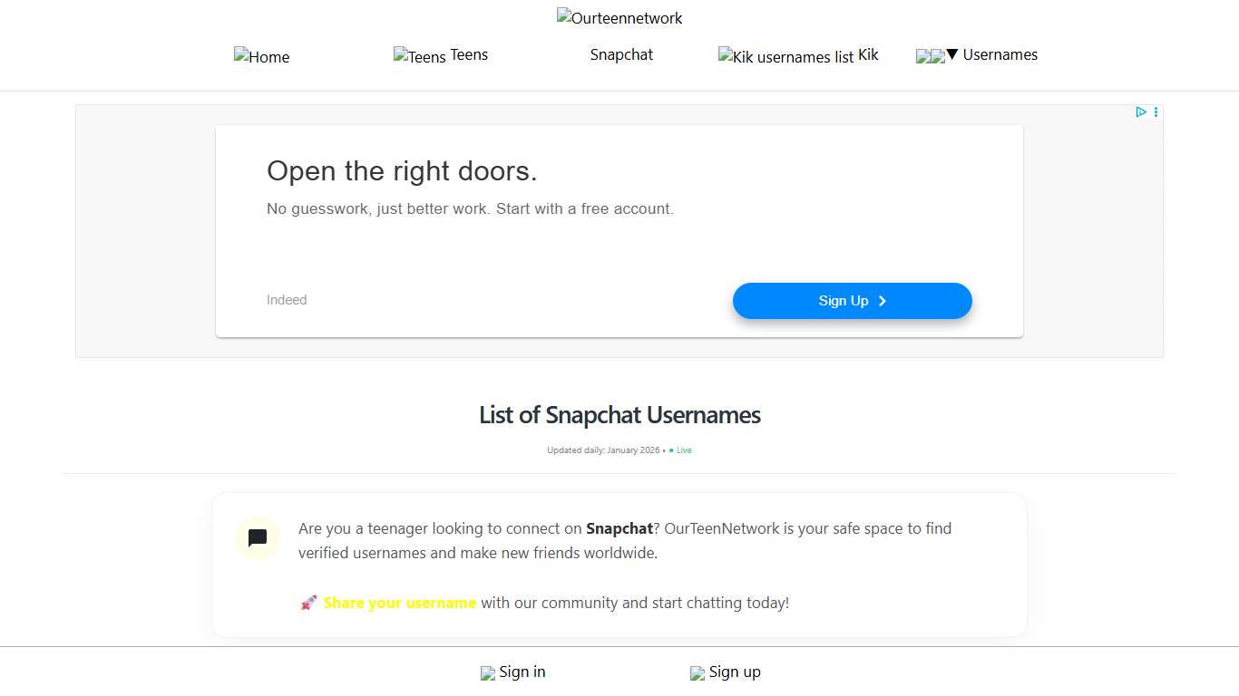 36349 Active Snapchat Usernames (2026 List)